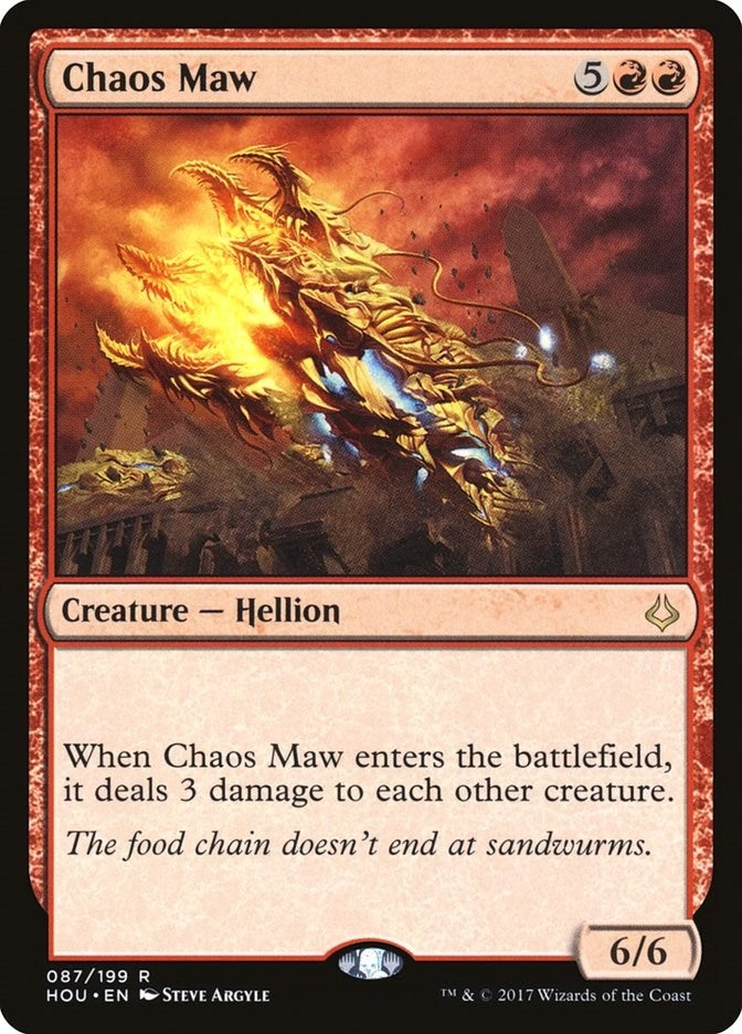 Image for Chaos Maw (Hour of Devastation) (87) - Magic: The Gathering
