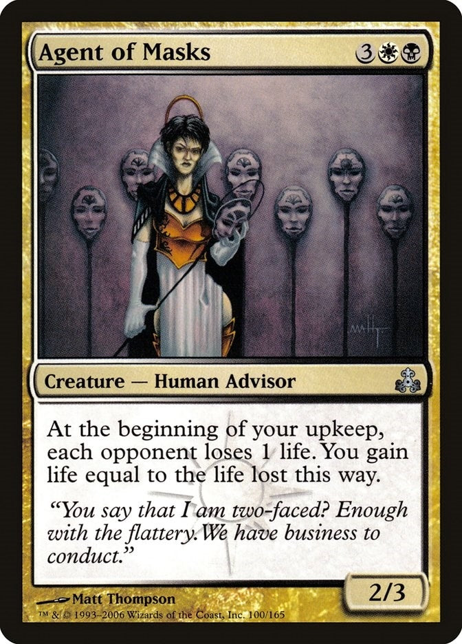 Image for Agent of Masks (Guildpact) (100) - Magic: The Gathering