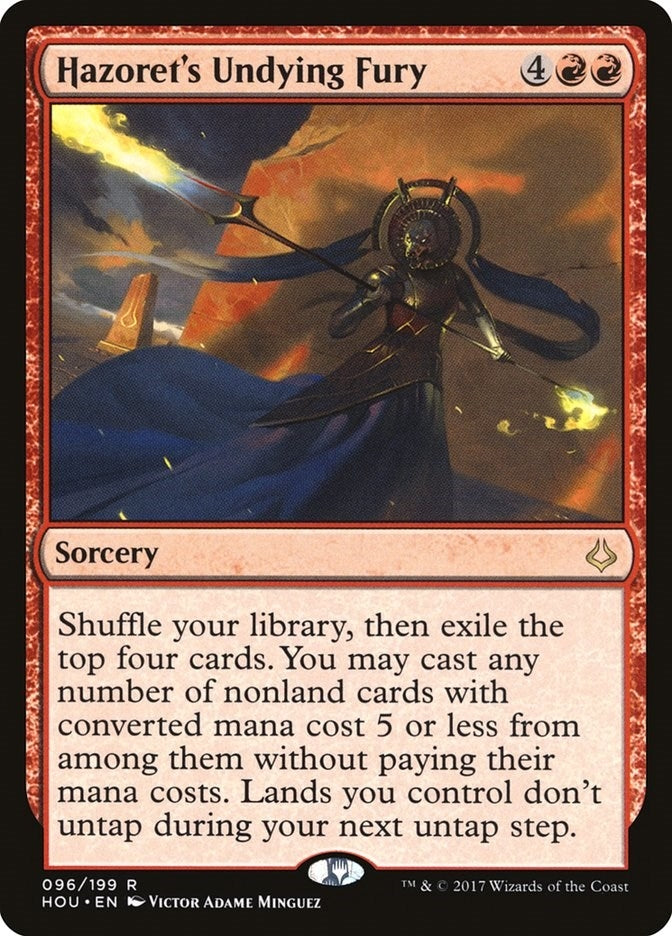 Image for Hazoret's Undying Fury (Hour of Devastation) (96) - Magic: The Gathering