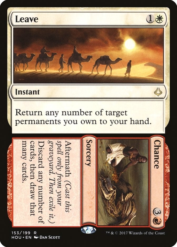 Image for Leave // Chance (Hour of Devastation) (153) - Magic: The Gathering