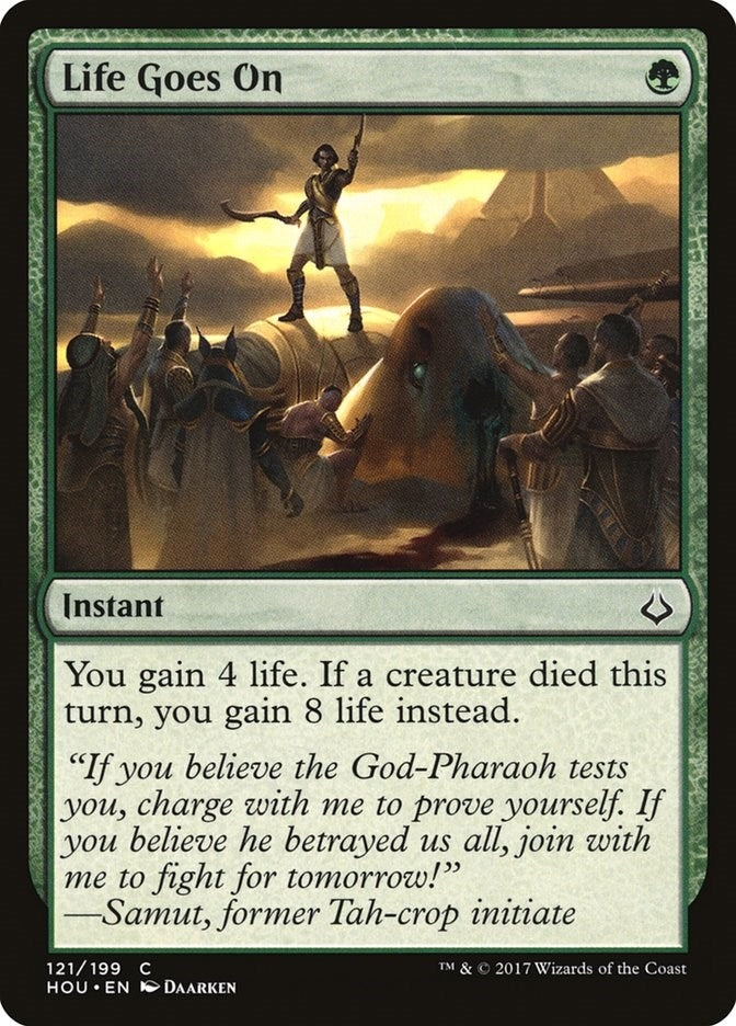 Image for Life Goes On (Hour of Devastation) (121) - Magic: The Gathering