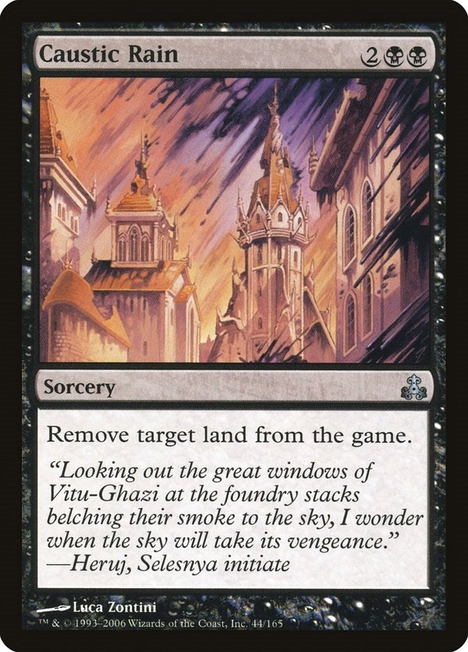Image for Caustic Rain (Guildpact) (44) - Magic: The Gathering