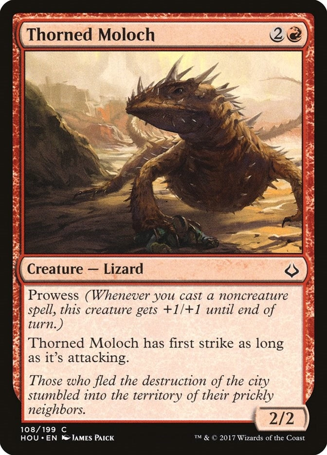 Image for Thorned Moloch (Hour of Devastation) (108) - Magic: The Gathering