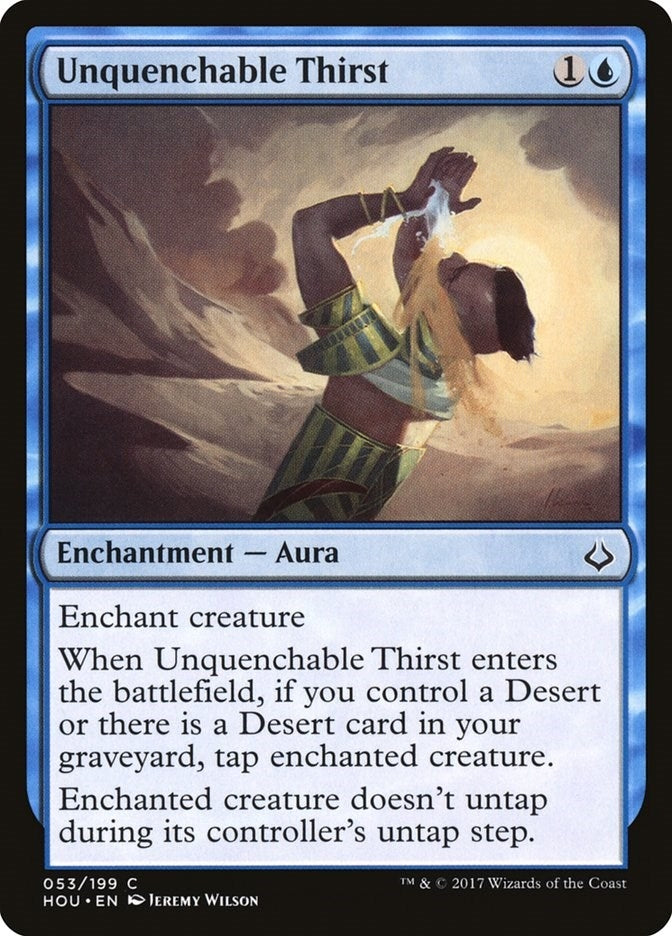 Image for Unquenchable Thirst (Hour of Devastation) (53) - Magic: The Gathering