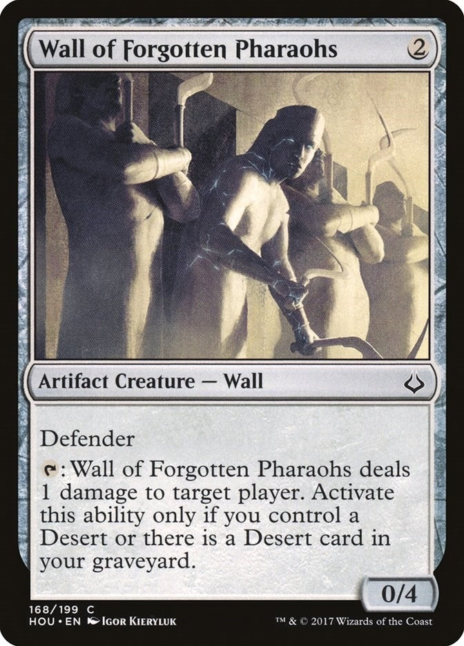 Image for Wall of Forgotten Pharaohs (Hour of Devastation) (168) - Magic: The Gathering