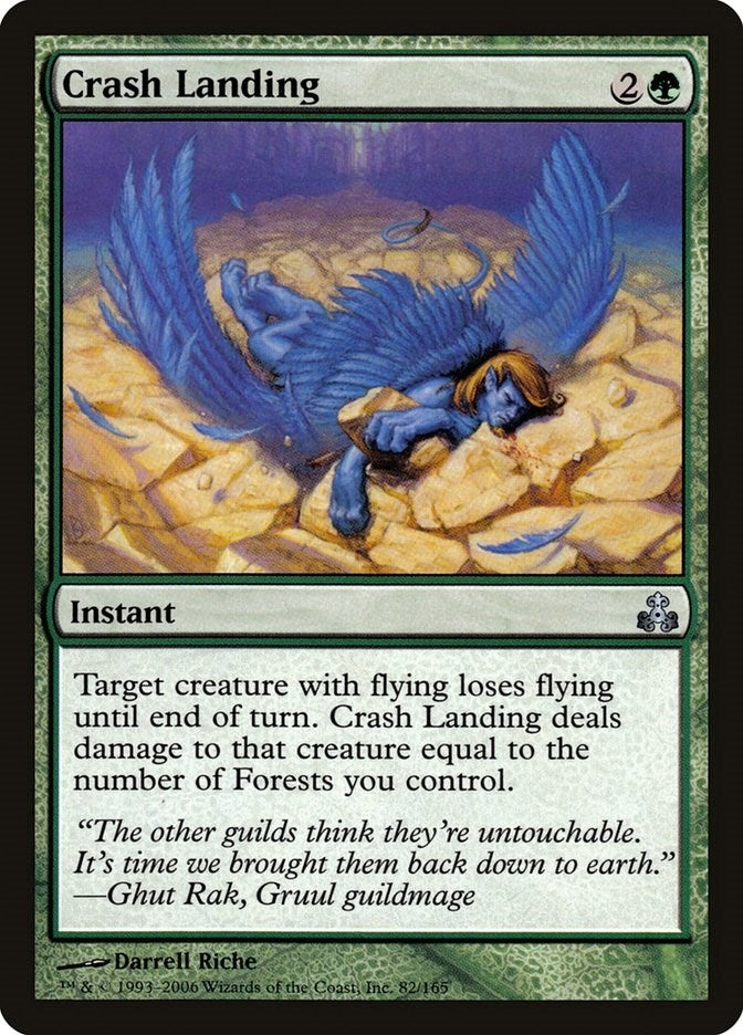 Image for Crash Landing (Guildpact) (82) - Magic: The Gathering
