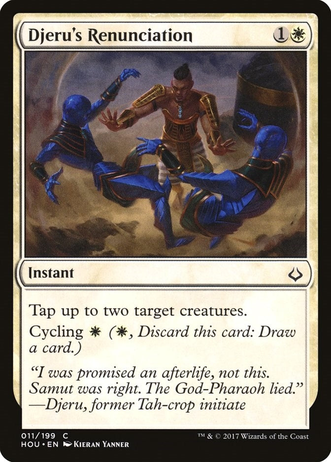 Image for Djeru's Renunciation (Hour of Devastation) (11) - Magic: The Gathering
