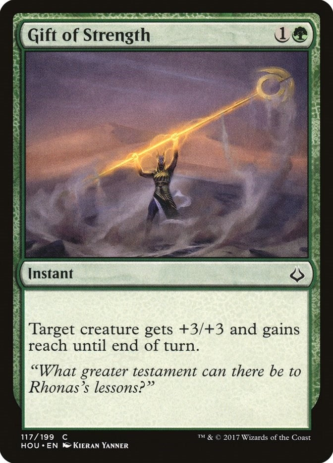 Image for Gift of Strength (Hour of Devastation) (117) - Magic: The Gathering