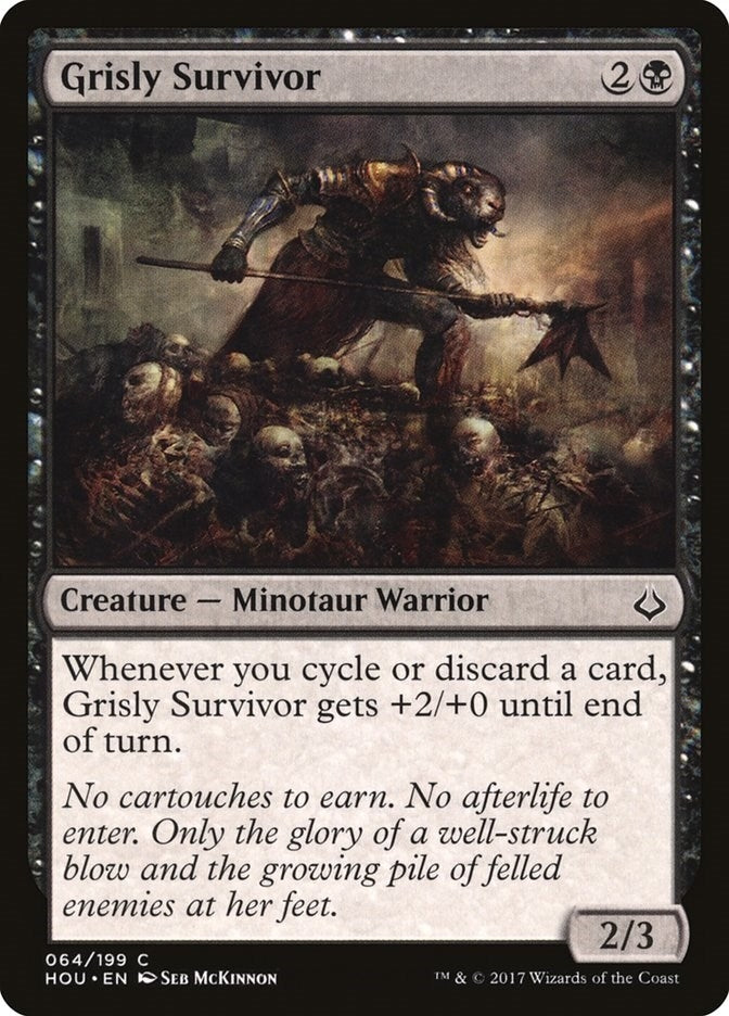 Image for Grisly Survivor (Hour of Devastation) (64) - Magic: The Gathering
