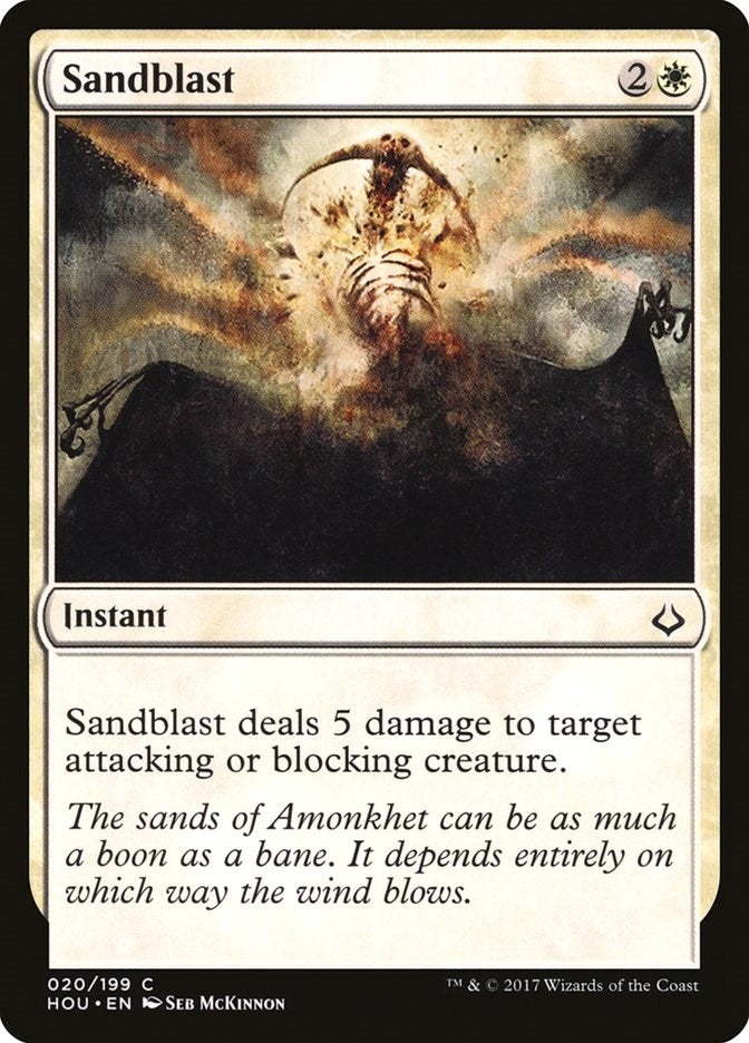 Image for Sandblast (Hour of Devastation) (20) - Magic: The Gathering