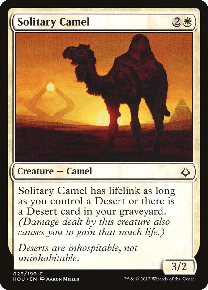 Image for Solitary Camel (Hour of Devastation) (23) - Magic: The Gathering