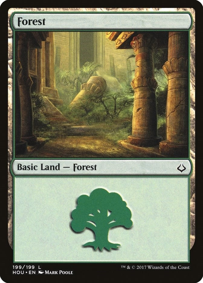 Image for Forest (199) (Hour of Devastation) (199) - Magic: The Gathering
