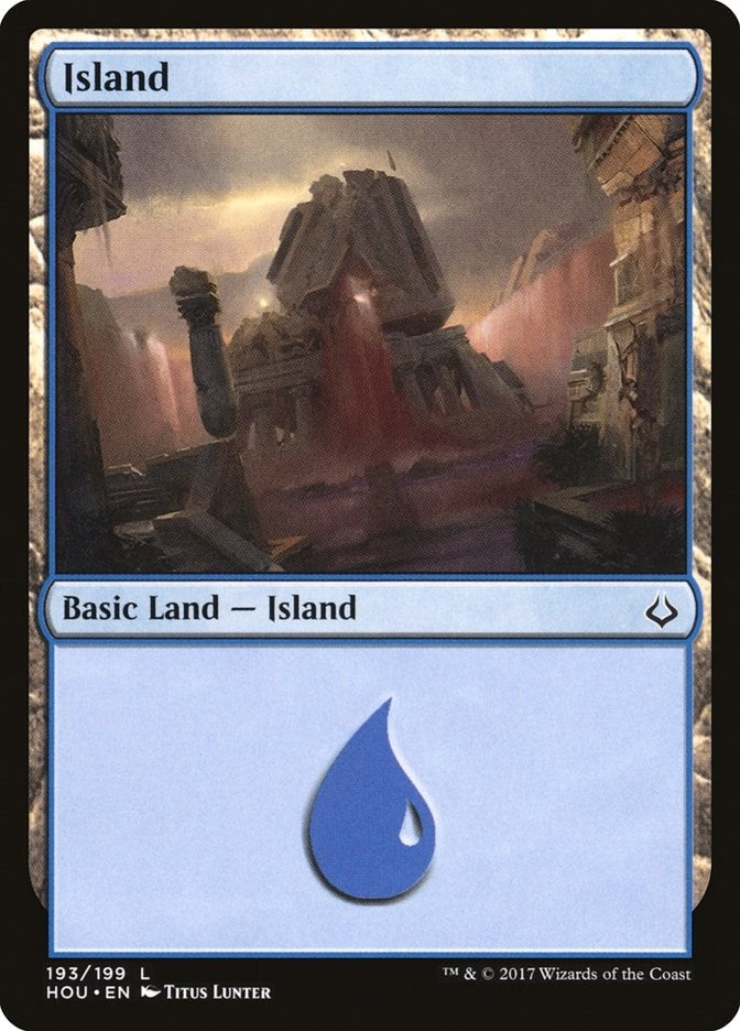Image for Island (193) (Hour of Devastation) (193) - Magic: The Gathering