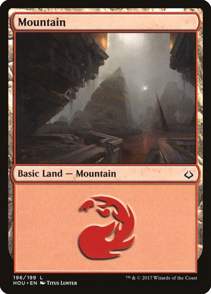 Image for Mountain (196) (Hour of Devastation) (196) - Magic: The Gathering