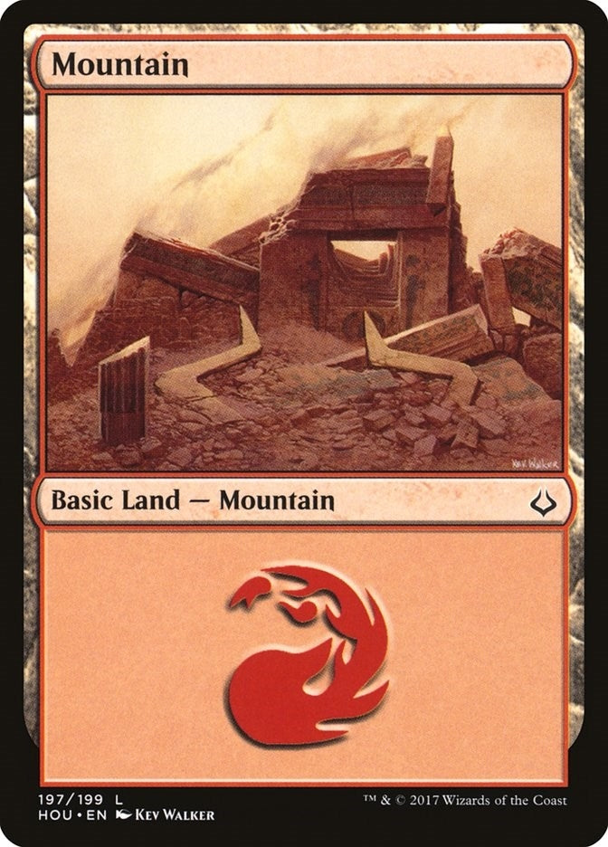 Image for Mountain (197) (Hour of Devastation) (197) - Magic: The Gathering