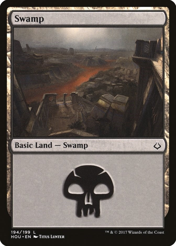Image for Swamp (194) (Hour of Devastation) (194) - Magic: The Gathering
