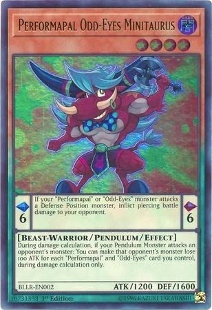 Image for Performapal Odd-Eyes Minitaurus (Battles of Legend: Light's Revenge) (BLLR-EN002) - YuGiOh