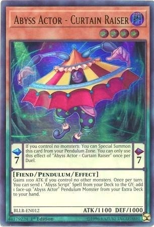Image for Abyss Actor - Curtain Raiser (Battles of Legend: Light's Revenge) (BLLR-EN012) - YuGiOh