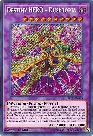 Image for Destiny HERO - Dusktopia (Battles of Legend: Light's Revenge) (BLLR-EN025) - YuGiOh