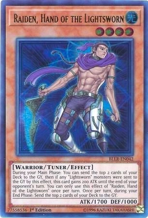 Image for Raiden, Hand of the Lightsworn (Battles of Legend: Light's Revenge) (BLLR-EN042) - YuGiOh