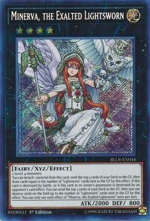 Image for Minerva, the Exalted Lightsworn (Battles of Legend: Light's Revenge) (BLLR-EN044) - YuGiOh