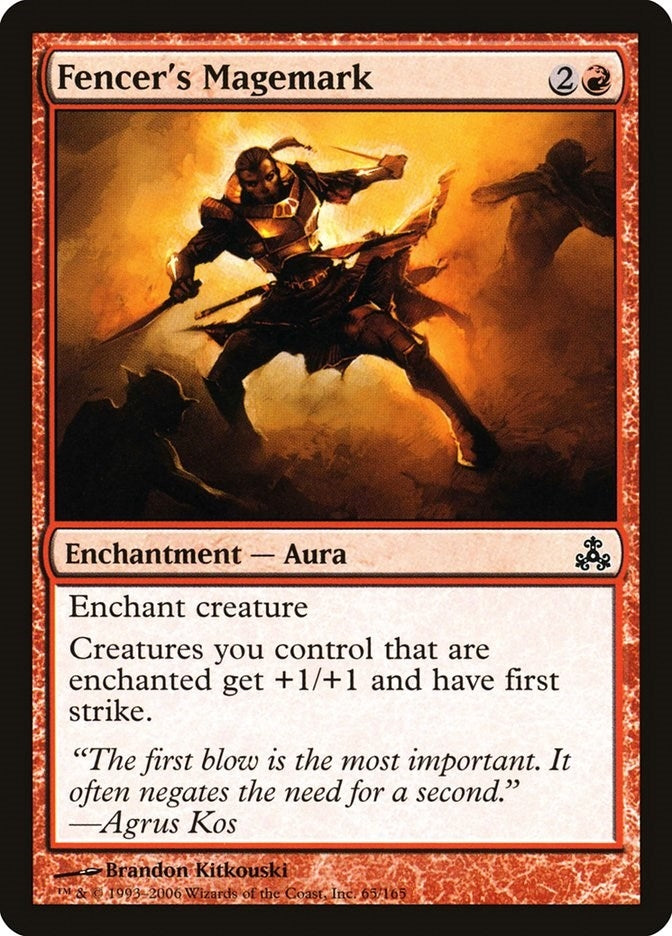 Image for Fencer's Magemark (Guildpact) (65) - Magic: The Gathering