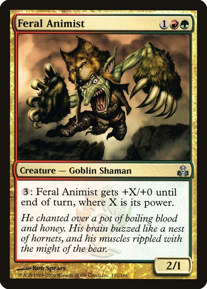 Image for Feral Animist (Guildpact) (112) - Magic: The Gathering