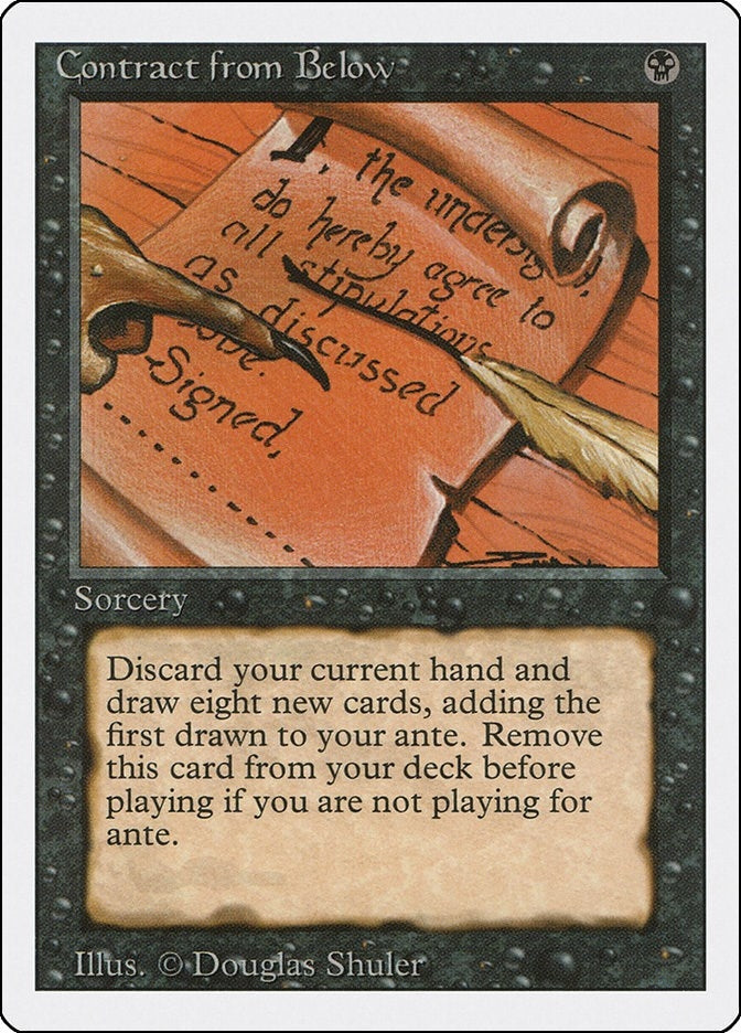 Image for Contract from Below (Revised Edition) - Magic: The Gathering