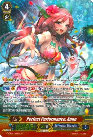 Image for Perfect Performance, Ange (SP) (G-CB05: Prismatic Divas) (G-CB05/S01EN) - Cardfight Vanguard