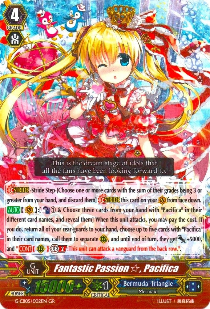 Image for Fantastic Passion, Pacifica (G-CB05: Prismatic Divas) (G-CB05/002EN) - Cardfight Vanguard