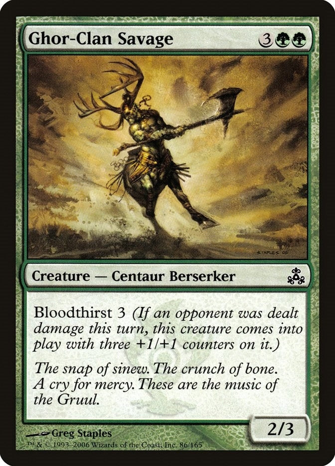 Image for Ghor-Clan Savage (Guildpact) (86) - Magic: The Gathering