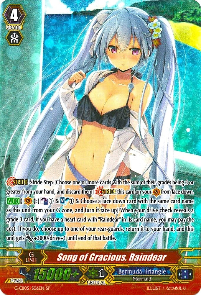 Image for Song of Gracious, Raindear (SP) (G-CB05: Prismatic Divas) (G-CB05/S06EN) - Cardfight Vanguard