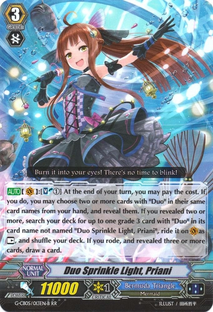 Image for Duo Sprinkle Light, Priani (Black) (G-CB05: Prismatic Divas) (G-CB05/013EN B) - Cardfight Vanguard