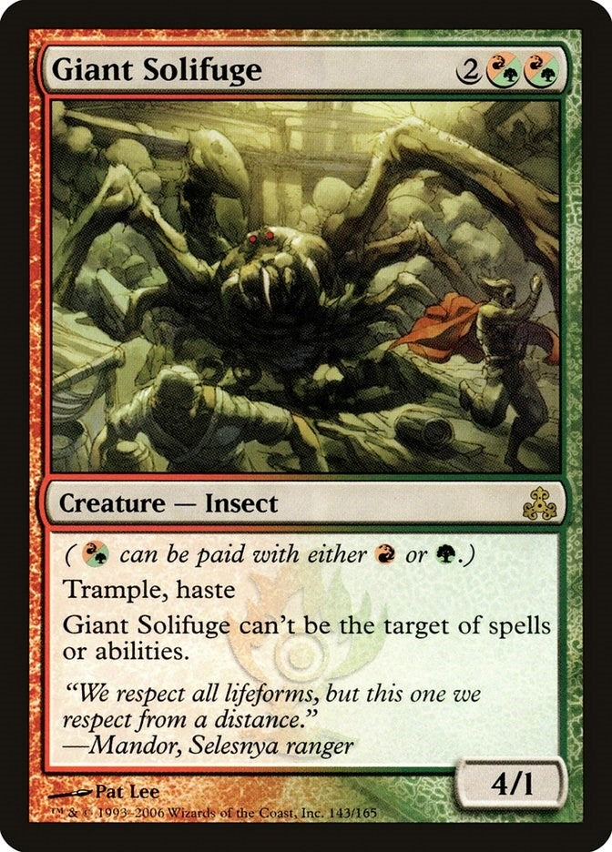 Image for Giant Solifuge (Guildpact) (143) - Magic: The Gathering