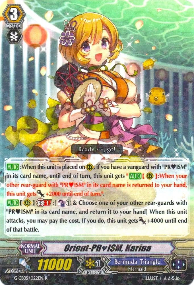 Image for Orient-PRISM, Karina (G-CB05: Prismatic Divas) (G-CB05/022EN) - Cardfight Vanguard