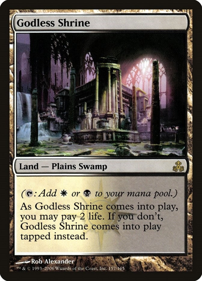 Image for Godless Shrine (Guildpact) (157) - Magic: The Gathering