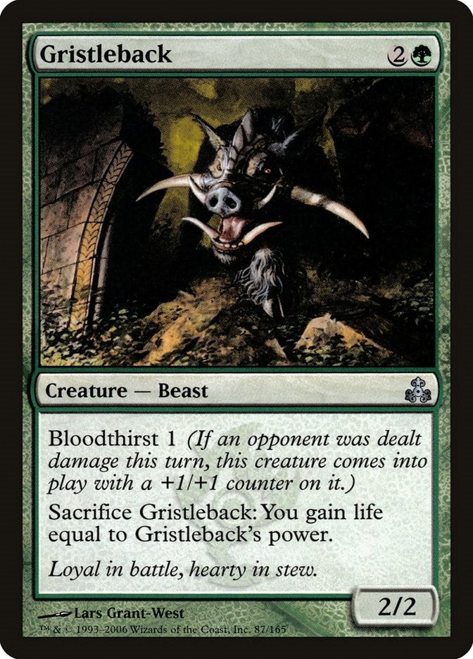 Image for Gristleback (Guildpact) (87) - Magic: The Gathering