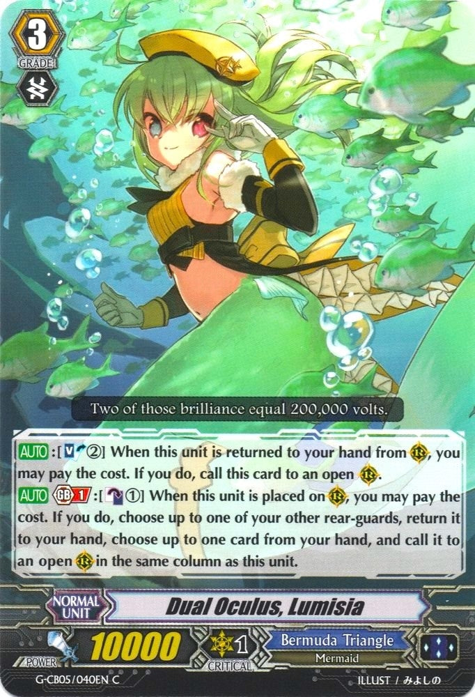 Image for Dual Oculus, Lumisia (G-CB05: Prismatic Divas) (G-CB05/040EN) - Cardfight Vanguard