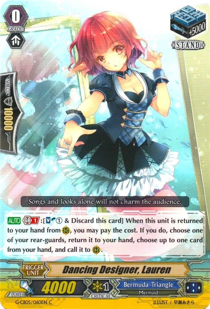 Image for Dancing Designer, Lauren (G-CB05: Prismatic Divas) (G-CB05/060EN) - Cardfight Vanguard