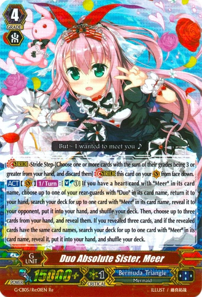 Image for Duo Absolute Sister, Meer (G-CB05: Prismatic Divas) (G-CB05/Re:01EN) - Cardfight Vanguard