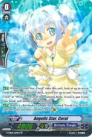 Image for Angelic Star, Coral (SP) (G-CB05: Prismatic Divas) (G-CB05/S29EN) - Cardfight Vanguard