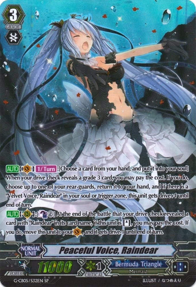 Image for Peaceful Voice, Raindear (SP) (G-CB05: Prismatic Divas) (G-CB05/S32EN) - Cardfight Vanguard