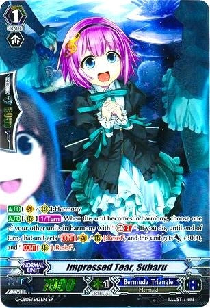 Image for Impressed Tear, Subaru (SP) (G-CB05: Prismatic Divas) (G-CB05/S43EN) - Cardfight Vanguard