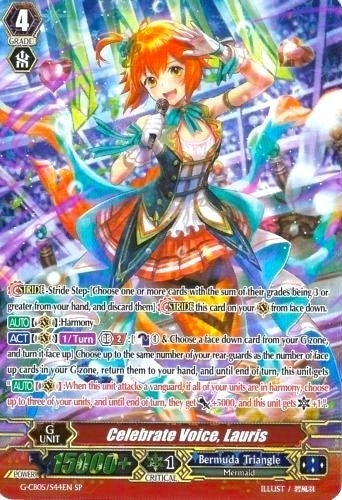 Image for Celebrate Voice, Lauris (SP) (G-CB05: Prismatic Divas) (G-CB05/S44EN) - Cardfight Vanguard