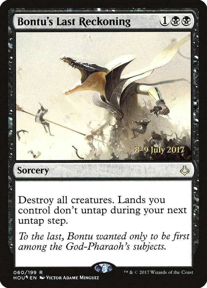 Image for Bontu's Last Reckoning (Prerelease Cards) (60) - Magic: The Gathering