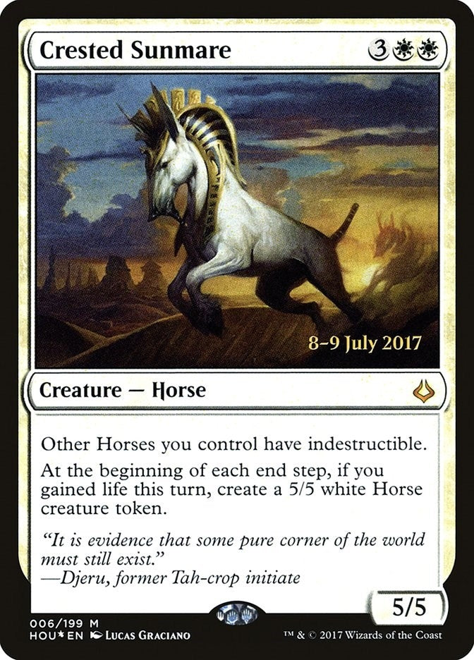 Image for Crested Sunmare (Prerelease Cards) (6) - Magic: The Gathering