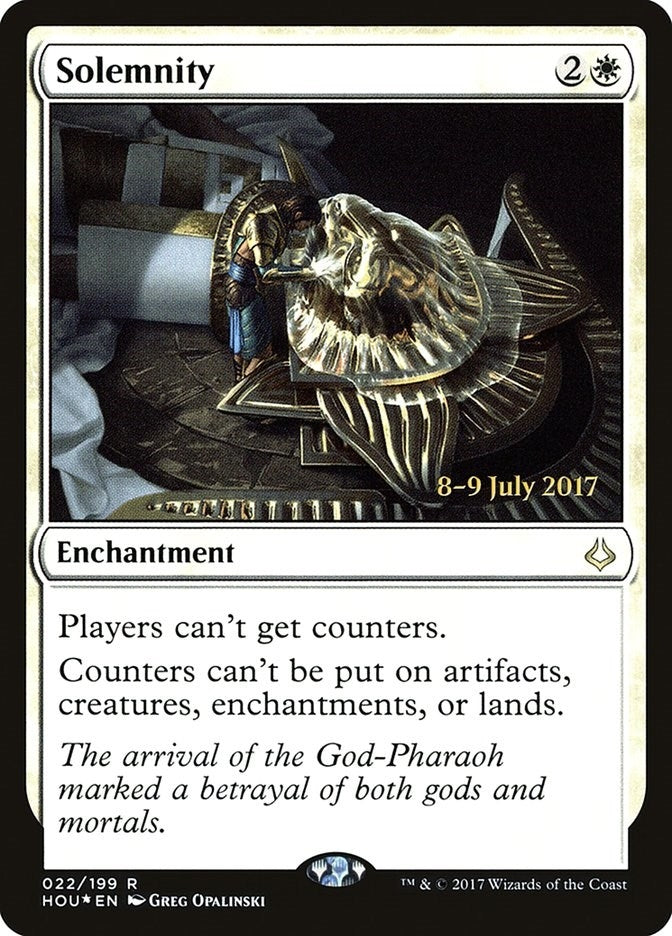 Image for Solemnity (Prerelease Cards) (22) - Magic: The Gathering