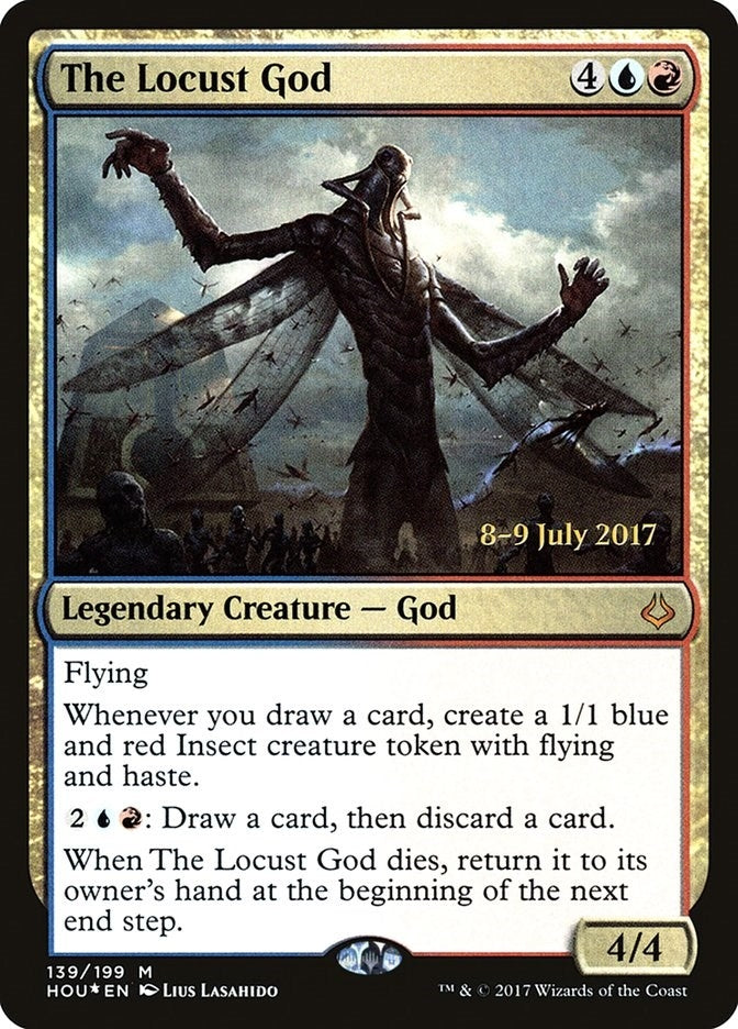 Image for The Locust God (Prerelease Cards) (139) - Magic: The Gathering