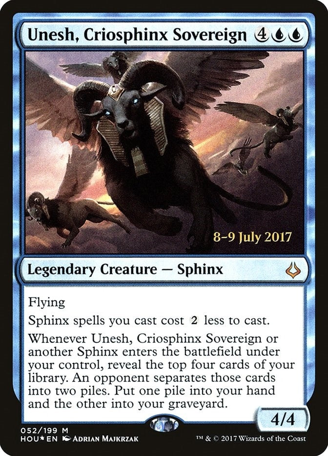 Image for Unesh, Criosphinx Sovereign (Prerelease Cards) (52) - Magic: The Gathering