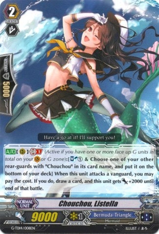 Image for Chouchou, Listella (G-TD14: Debut of the Divas) (G-TD14/008EN) - Cardfight Vanguard